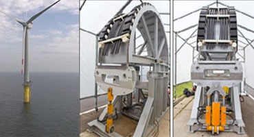 Tensile test with the offshore energy chain